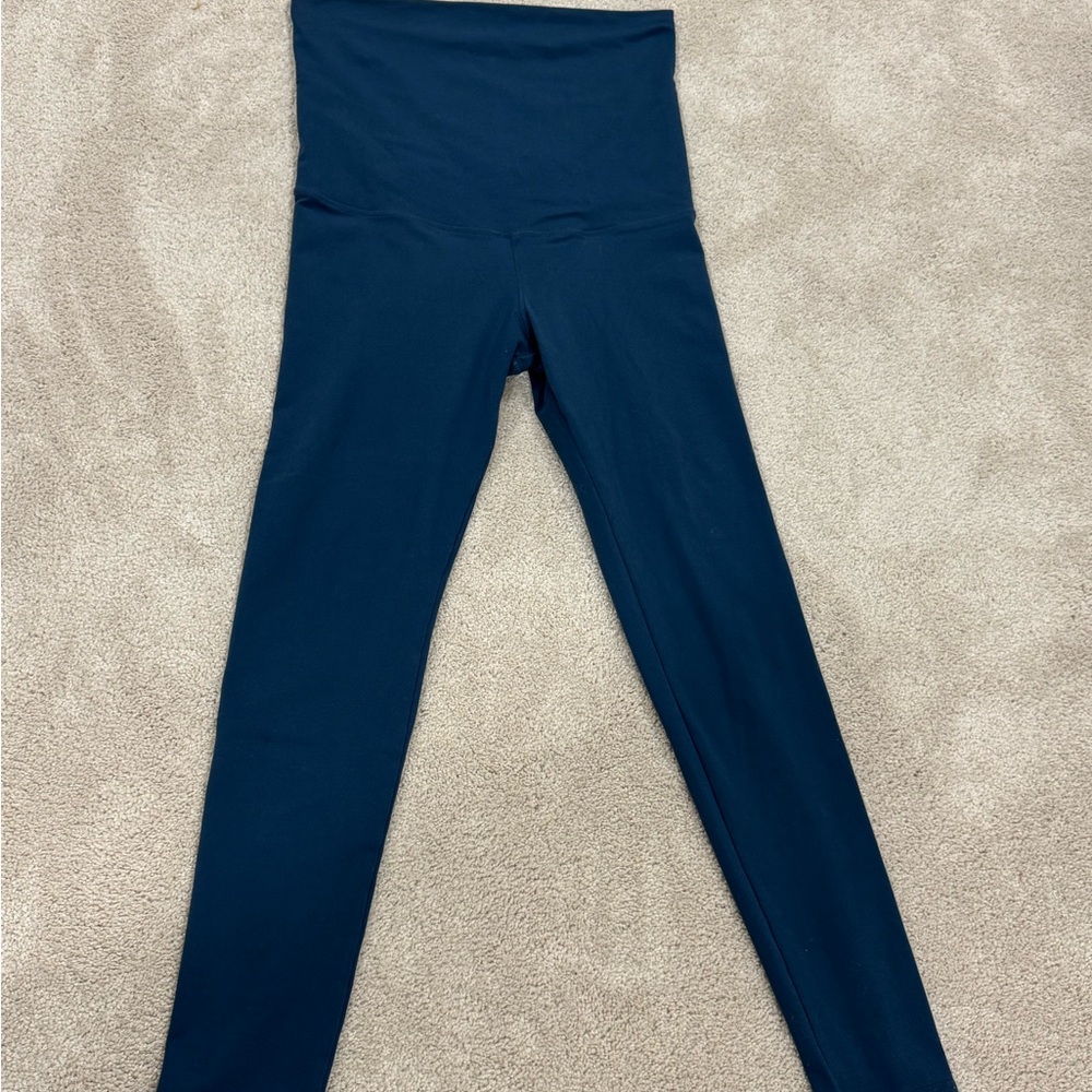 Kindred Bravely Louisa Maternity & Postpartum Leggings - Medium Blue